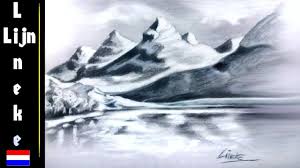 Hoe Teken Je Een Bergen Landschappen En Perspectief 14 Bergtekening Tekenen Landschap Tekeningen