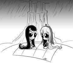Coffee table coloring books wedding reception sheets of girls. Misery And Morose By Empty 10 On Deviantart