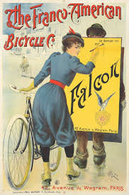 The Franco American Bicycles Co Falcon Ca 1893 Cycling Posters Bicycle Advertising Bike Poster