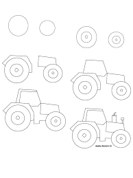 Coloriage de tracteur avec remorque facile. Coloriage Tracteur Les Beaux Dessins De Transport A Imprimer Et Colorier Page 7