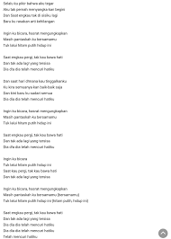 Wahai saudariku muslimah, kalian begitu. Lirik Lagu Fadin Dia Dia Dia Brainly Co Id