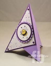 Select 2 cards from the deck. Stampowl S Studio A Pyramid Card Fun Fold Cards Folded Cards Cards Handmade