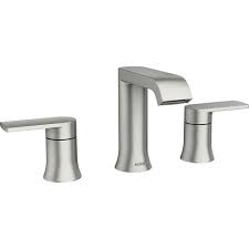 Also, allow each member of your family to customize the shower for themselves: Moen Genta 8 In Widespread 2 Handle Bathroom Faucet In Spot Resist Brushed Nickel 84763srn The Home Depot In 2020 Bathroom Faucets Widespread Bathroom Faucet Sink Faucets