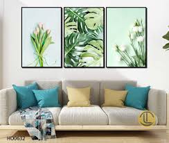 Tranh canvas 3 tấm