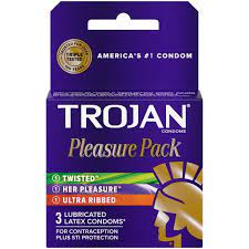 Trojan and durex tend to dominate the market, but neither. Trojan Pleasure Variety Pack Lubricated Condoms 3 Count Walmart Com Walmart Com