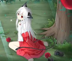 Deviantart is the world's largest online social community for artists and art enthusiasts, allowing people to connect through the creation and sharing of art. Anime Original Apple Dress Nekomimi Red Eyes Tail Tree White Hair Hd Wallpaper Wallpaperbetter