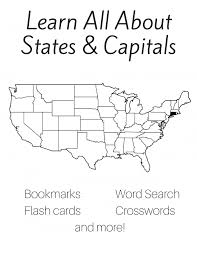 Ne united states map with capitals worksheet printable. Free 50 States And Capitals Printable Workbook Slap Dash Mom