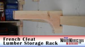 French Cleat Lumber Storage Rack 02 Lumber Storage Rack Lumber Storage French Cleat