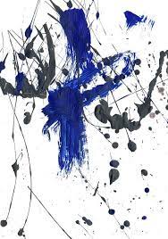 Mila Blau Action Painting 2017 Painting Actionpainting Foto Art