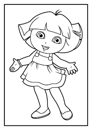 Dora the explorer coloring book is one of the most recognizable cartoon characters today. Dora Coloring Pages Only Coloring Pages Dora Coloring Cartoon Coloring Pages Coloring Pages