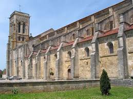 Basilique Ste Marie Madeleine De Vezelay Cultuur Architectuur Afbeeldingen