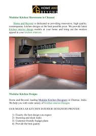 kitchen interior designs by homeand