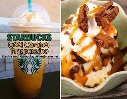 What ingredients are in caramel frappuccino? Cool Caramel Frappuccino Starbucks Secret Menu Starbucks Secret Menu