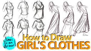 How I Taught Myself To Draw Female Clothes - Youtube