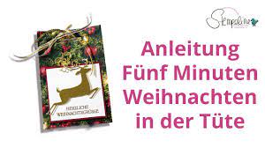 Weihnachten in der tüte vorlage. Funf Minuten Weihnachten In Der Tute 12 Sonntage Bis Weihnachten Stempeline