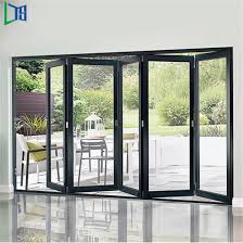 Folding door folding glass walls. China Exterior Aluminum Folding Glass Patio Door For Commercial Grade Buildings China Aluminium Folding Doors Aluminum Alloy