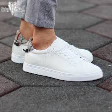 Erkek Row Etnik Beyaz Sneaker Ayakkabi Modayitikla Ayakkabi Erkek Sneaker Ayakkabilar