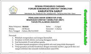 We did not find results for: Soal Pas Madrasah Diniyah Takmiliyah Akidah Kelas 1 6