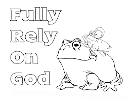Download Or Print This Amazing Coloring Page Fully Rely On God Coloring Page Sunday School Coloring Sheets Bible Study For Kids Sunday School Activities