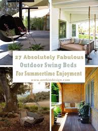 This sturdy little stand looks great on your deck or patio. 27 Absolutely Fabulous Outdoor Swing Beds For Summertime Enjoyment