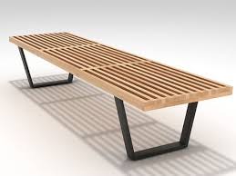 Nelson Bench 3d Model By Design Connected Nelson Bench Nelson Platform Bench Furniture Design Modern
