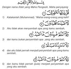 Surat ini terdiri atas 6 ayat dan termasuk surat makkiyah. Kandungan Surat Al Kafirun Media Dakwah