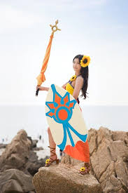 Pool Party Leona Cosplay Lol Model Gipeum Joy Photo Jiruhae Bored Original Upload Http Www Inven Co Kr Board W League Of Legends Pool Party League