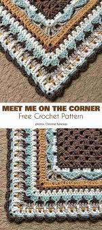 Meet Me On The Corner Edging Free Crochet Pattern Your Crochet Crochet Edging Patterns Crochet Blanket Edging Crochet Blanket Border