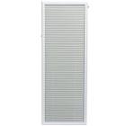 22-inch x 64-inch White Aluminum Add-on Blind for Full View Doors ODL