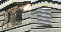 The First Picture Shows How Much Damage A Raccoon Can Do When It Wants To Get Into Your Attic These Nuisance Pests Don T Ask Wildlife Homeowner How To Remove