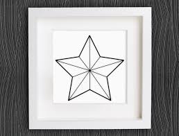 Customizable Origami Christmas Star No 1