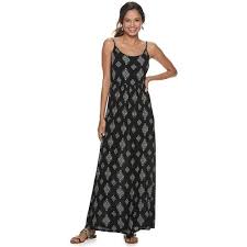 Juniors Pink Republic Smocked Back Woven Maxi Dress Maxi Dress Dresses Kohls Dresses