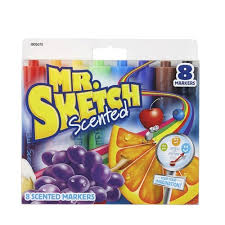12 90 Mr Sketch Box 8 Colours Flipchart Markers Chisel Tip