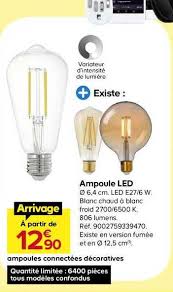 Castorama propose dans sa centaine de magasins des produits de qualité pour la décoration, les aménagements intérieurs, le bricolage, le bâti et le jardin. Offre Ampoule Led Chez Castorama