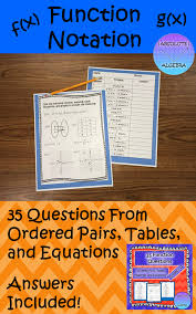 Evaluating Functions Using Function Notation Notations Teaching Fun High School Math Foldables