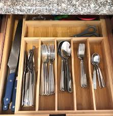 best bamboo kitchen drawer organizer