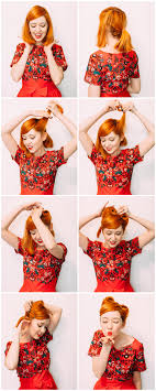 When styling your hair in victory rolls, danilo notes that your hair needs to be clean so that you can set your hair with hot rollers. Easy Retro Victory Rolls A Beautiful Mess