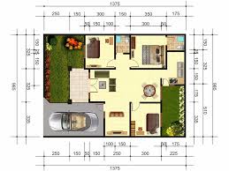 Rumah tipe ini bisa dikreasikan atau dikembangkan sesuai kebutuhan dengan beragam desain untuk 1 lantai maupun 2 lantai. 45 Gambar Denah Rumah Type 36 Minimalis 1 2 Lantai