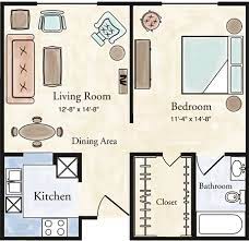 Floor plans for apartments 1 bedroom. One Bedroom Independent Living Apartments Larksfield Place