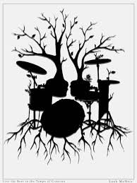 Drum kit drum set painting music, music studio decor original. Live The Beat To The Tempo Of Creation Drum Art By Leah Mcneir