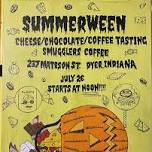 Summerween Cheese/Chocolate/Coffee Pairing