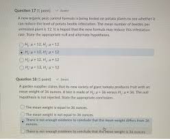 Diy organic pest control is a tricky beast but armed with the right knowledge, you should be able to eliminate any pesky critters that are hanging around in your garden. Solved Question 17 1 Point Saved A New Organic Pest Con Chegg Com