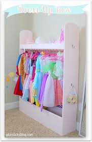 A Dress Up Box For Our Girls Gluesticks Dress Up Storage Dress Up Closet Dress Up Boxes