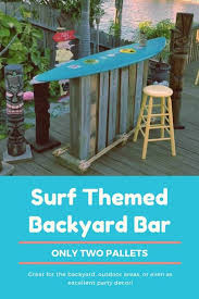 The kona pallet bar tiki bar spring super sale the most. Only Two Pallets Made This Totally Tubular Surf Themed Backyard Bar 1001 Pallets Tiki Bar Bar Selber Bauen Paletten Ideen Garten
