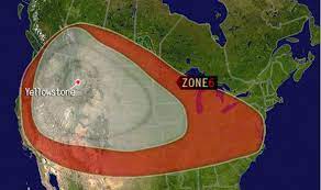 Blast zone yellowstone volcano map. Yellowstone Volcano Eruption Death Zone Millions Stranded In Ash Path Science News Express Co Uk