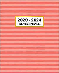 Yom kippur falls on the hebrew calendar date of 10 tishrei. Amazon Com 2020 2024 Five Year Planner Pretty Coral Pink Stripe Coastal Design 60 Month Calendar And Life Log Book Business Team Time Management Plan 5 Year 2020 2021 2022 2023 2024 Calendar 9781704850405 Press New Nomads Books