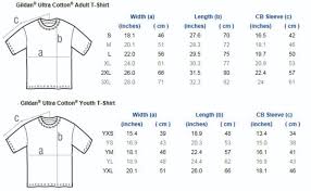 Gildan Ultra Cotton Size Chart Cm Best Picture Of Chart