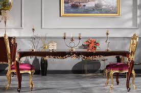 When decorating your home, dining room sets are among the most important pieces to pick out. Casa Padrino Luxury Baroque Dining Set 1 Dining Table 6 Dining Chairs Baroque Style Dining Furniture Luxury Quality Made In Italy