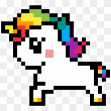 Digital pixel art with a christmas theme for december! Cute Pixel Art Unicorn Pixel Art Facile Licorne Clipart 5188489 Pikpng