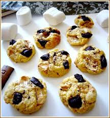 Cookies Guimauve Et Chocolat Noir La Petite Patisserie D Iza Cookies Et Biscuits Petites Patisseries Chocolat Noir